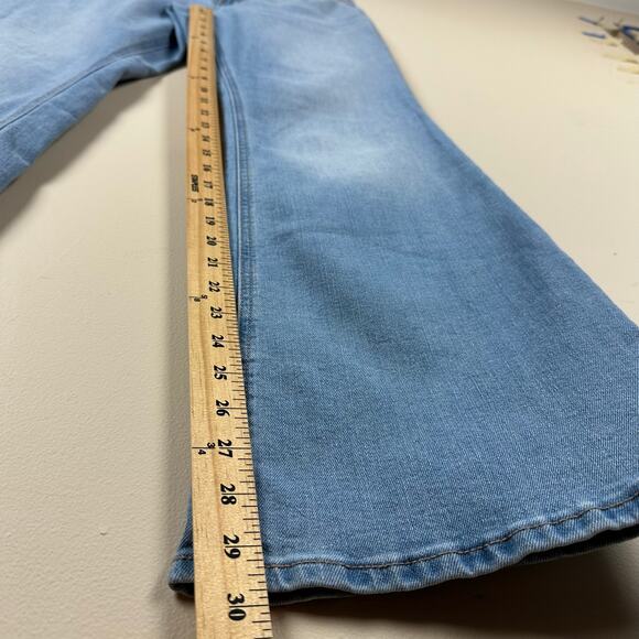 Old Navy Wow Flare Jeans Women’s 10 High Rise Light Wash Stretch Flared Denim - Picture 9 of 9